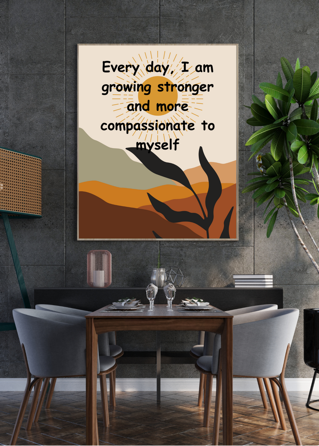 11 Boho Affirmations for Healing & Narcissistic Abuse Survivors - 5 Sizes for Home Decor & Print on Demand