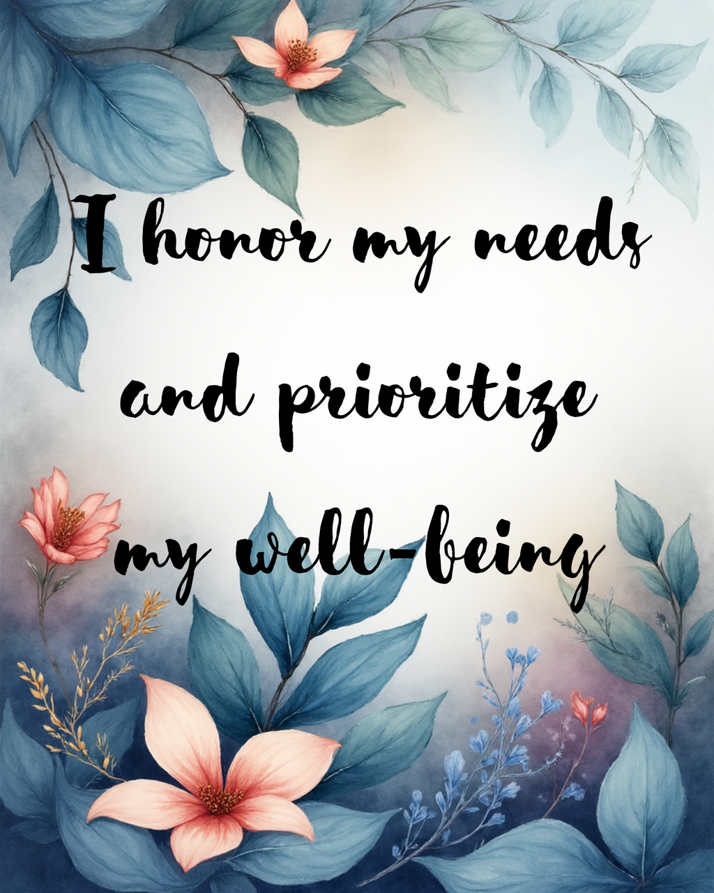 17 Affirmations for Narcissistic Abuse Survivors - 16-20 inch Wall Art for Healing & Print on Demand
