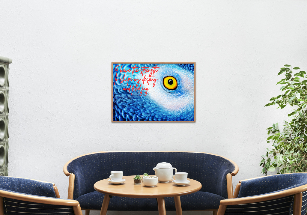 30 Positive Affirmation Parrot Portraits - Digital Wall Art Bundle for Home Decor & Print on Demand