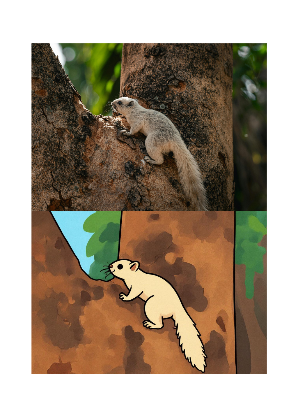 19 Animal Photos with Cartoonified Pictures Bundle - 5 Sizes for Kids Room, Home Decor & Print on Demand