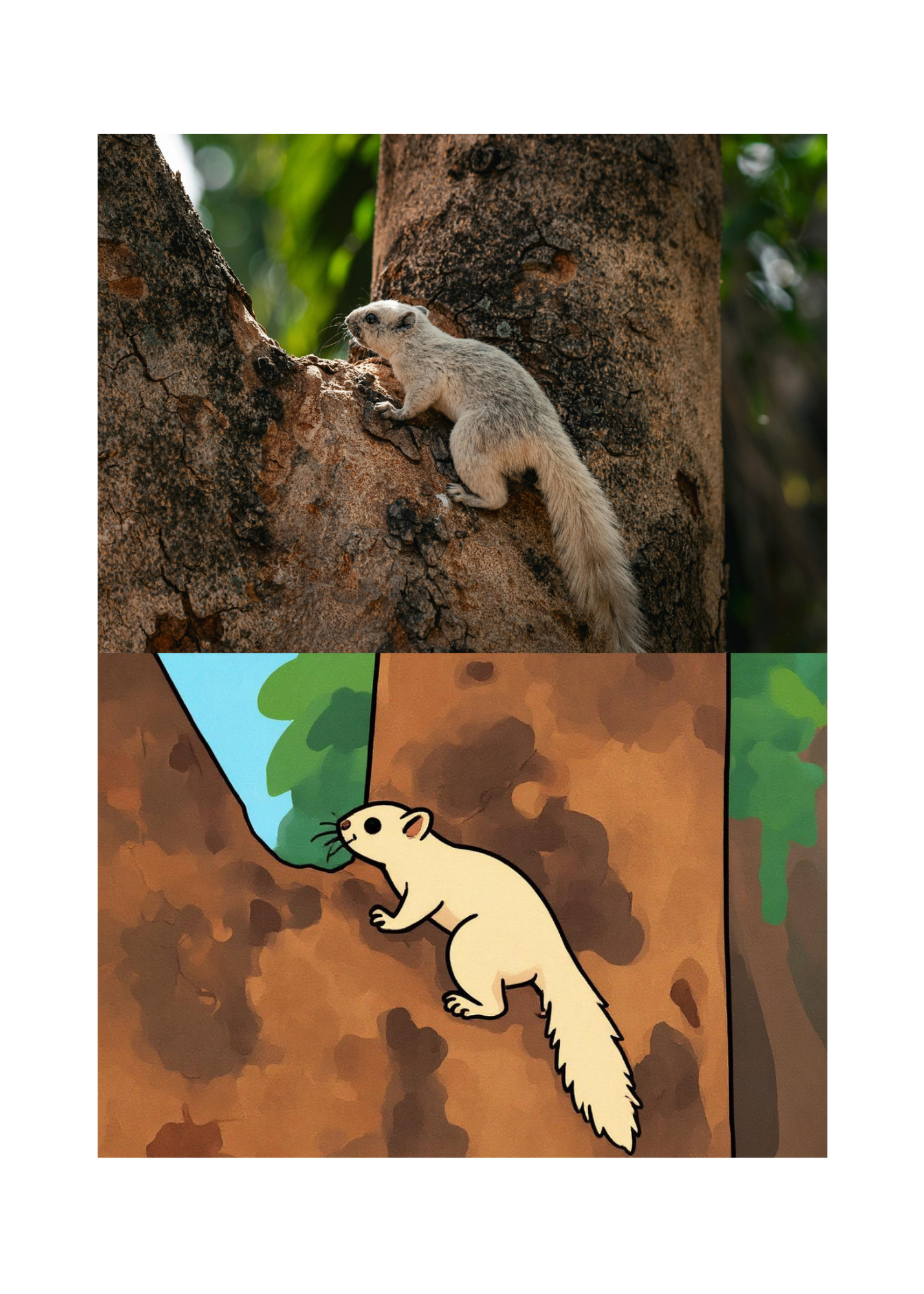 19 Animal Photos with Cartoonified Pictures Bundle - 5 Sizes for Kids Room, Home Decor & Print on Demand