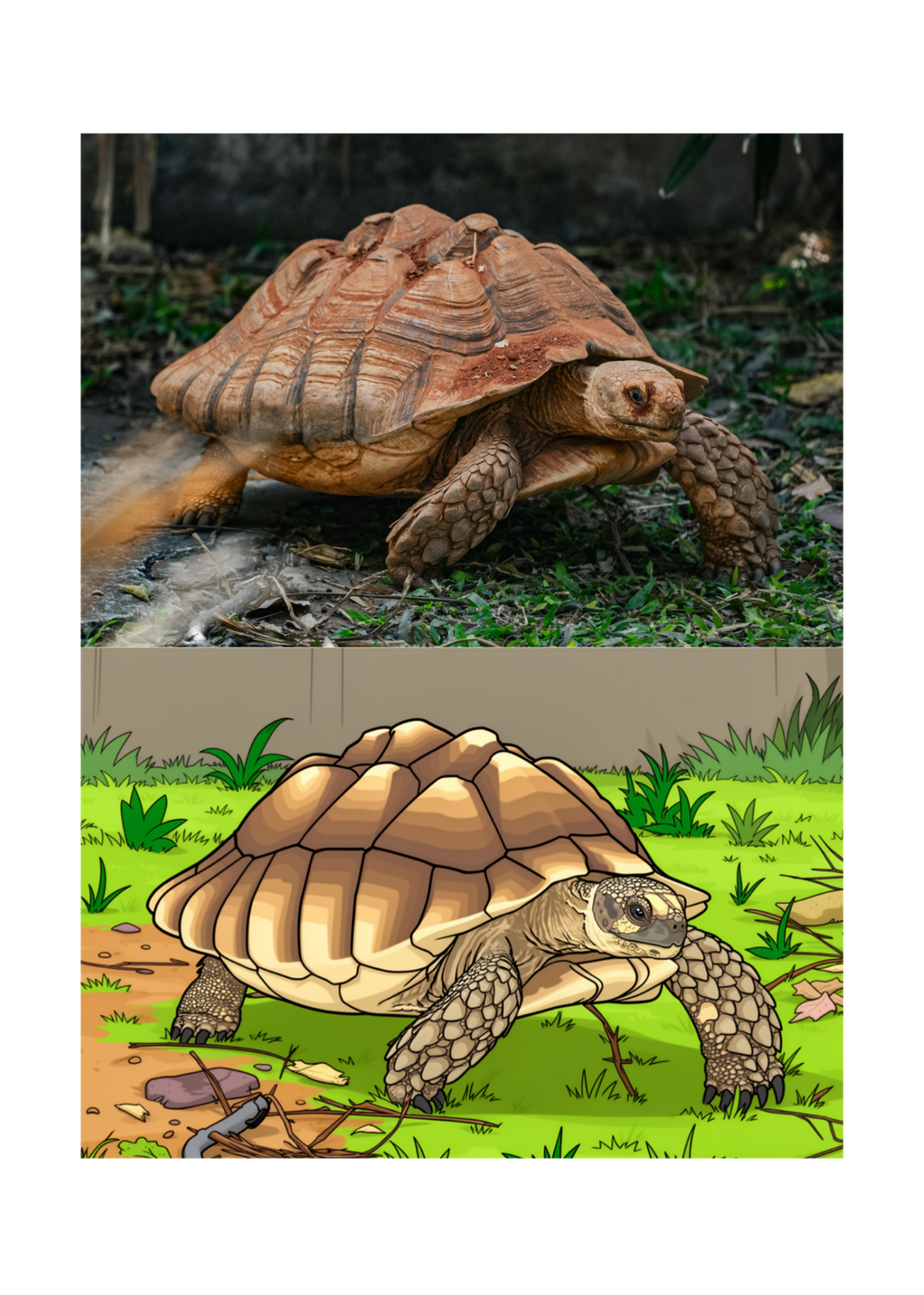 19 Animal Photos with Cartoonified Pictures Bundle - 5 Sizes for Kids Room, Home Decor & Print on Demand