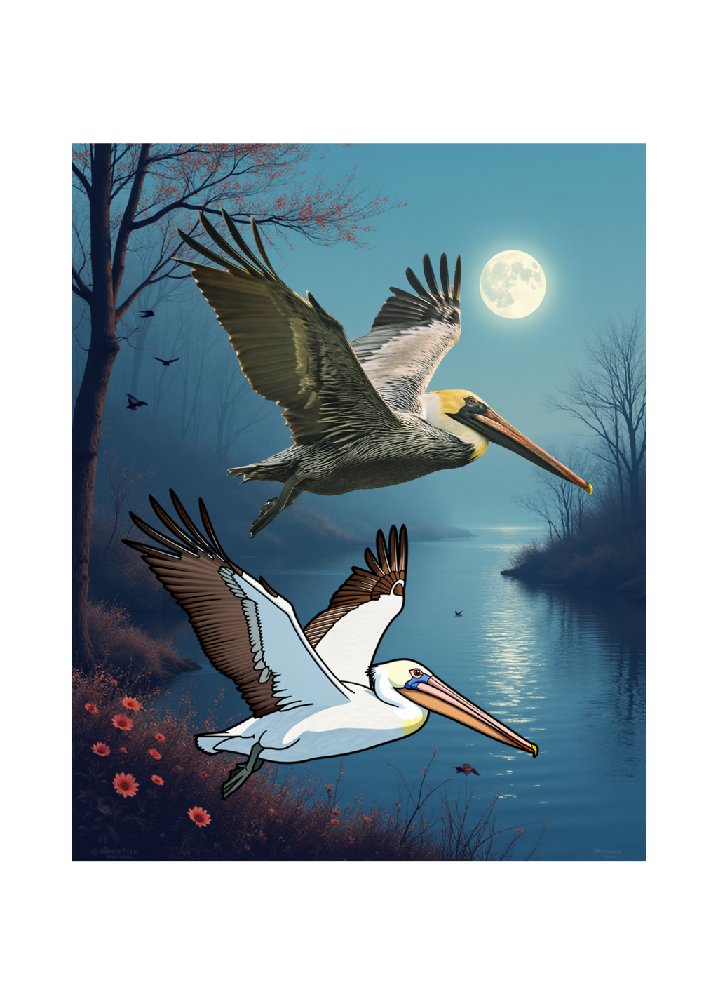 19 Animal Photos with Cartoonified Pictures Bundle - 5 Sizes for Kids Room, Home Decor & Print on Demand