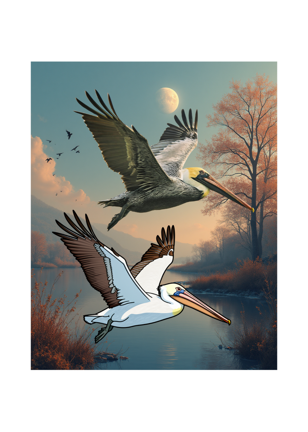 19 Animal Photos with Cartoonified Pictures Bundle - 5 Sizes for Kids Room, Home Decor & Print on Demand