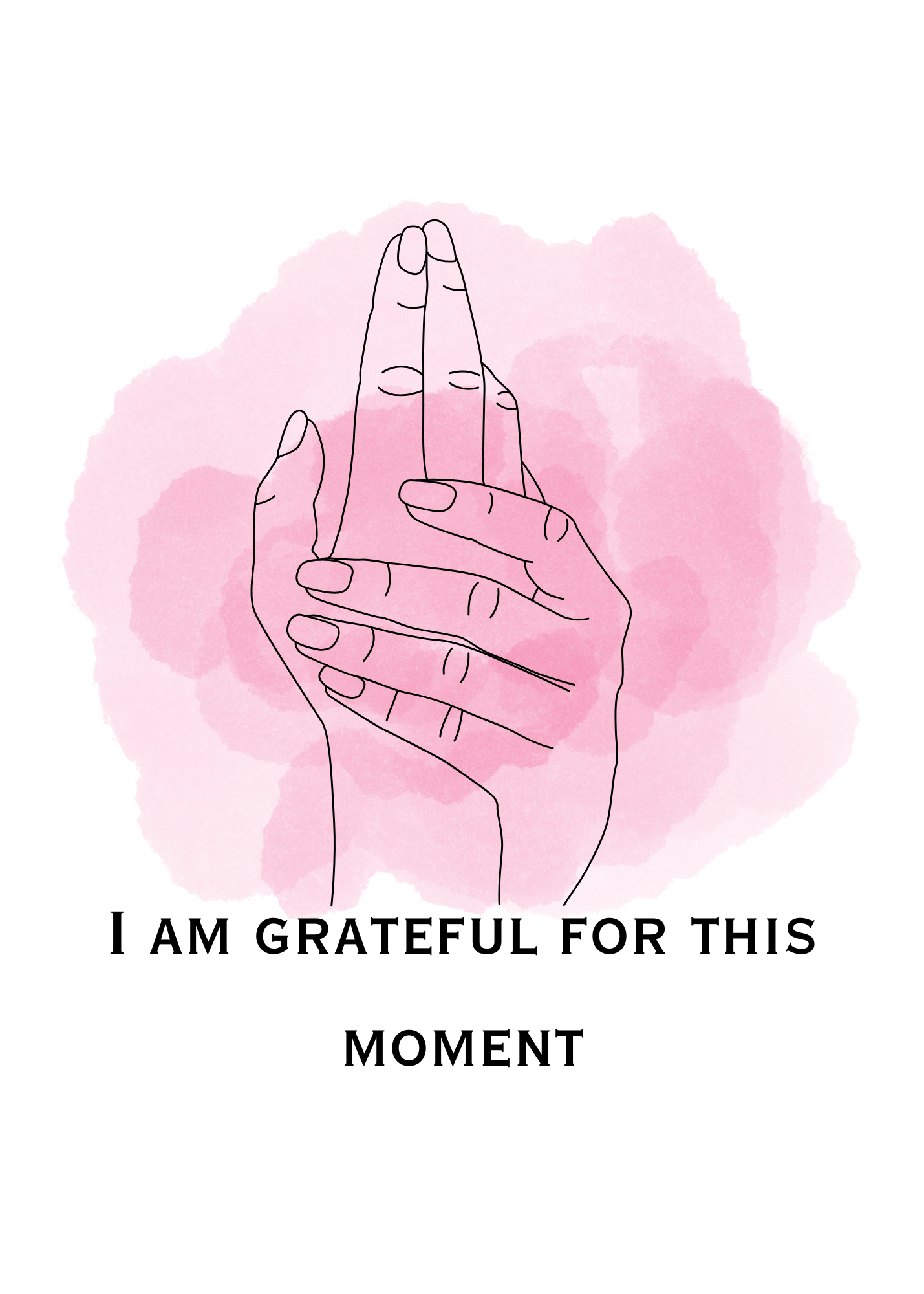 10 Positive Affirmations for Living in the Moment - 5 Sizes Bundle for Home Decor & Print on Demand
