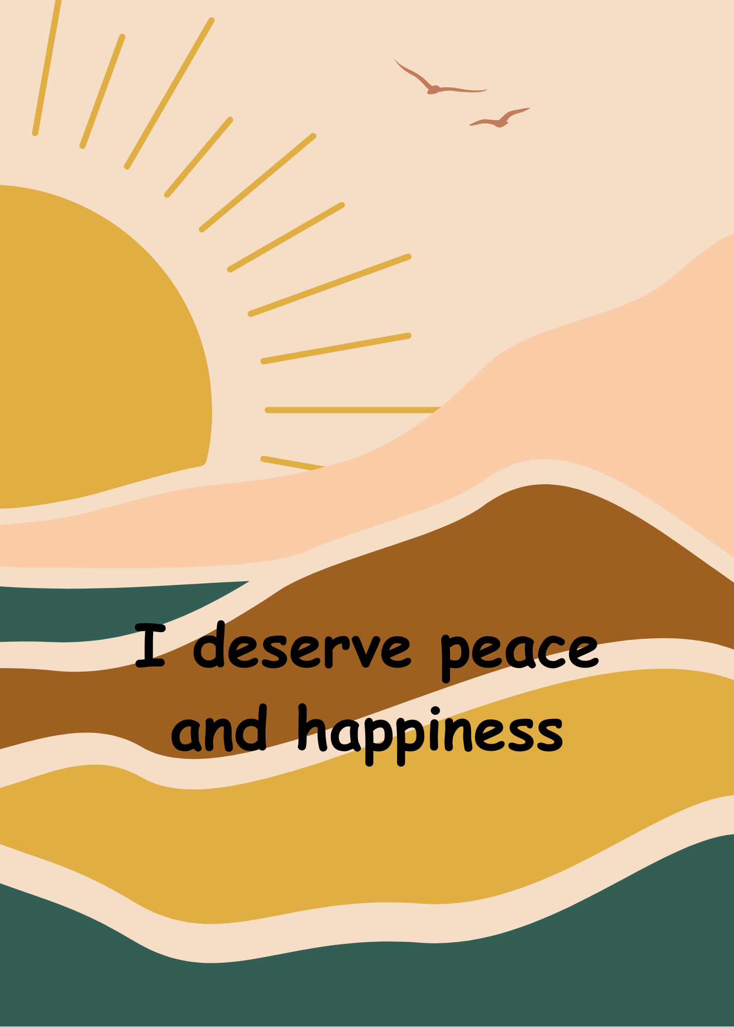 11 Boho Affirmations for Healing & Narcissistic Abuse Survivors - 5 Sizes for Home Decor & Print on Demand