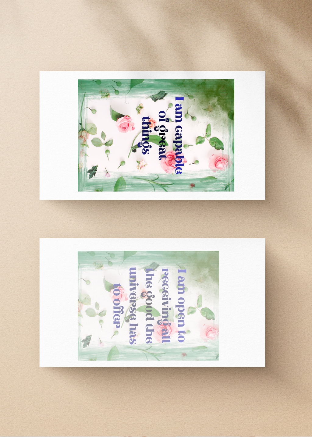 100 Positive Affirmations (5-7-inch) - Printable Cards for Gifts & Print on Demand
