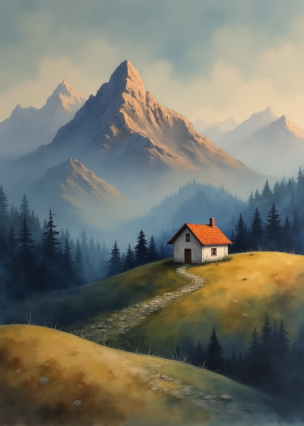 8 Mountain Wall Art Prints - Nature Landscape Digital Download for Home Decor & Print on Demand