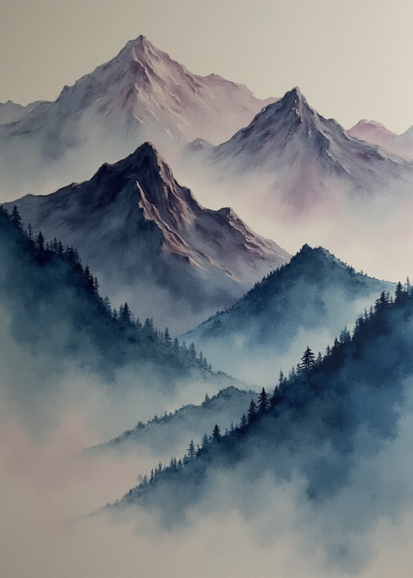 8 Mountain Wall Art Prints - Nature Landscape Digital Download for Home Decor & Print on Demand