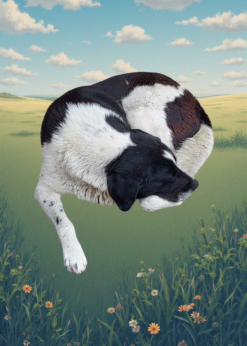 Sleeping Dog Wall Art - Kids Room, Home Decor & Print on Demand