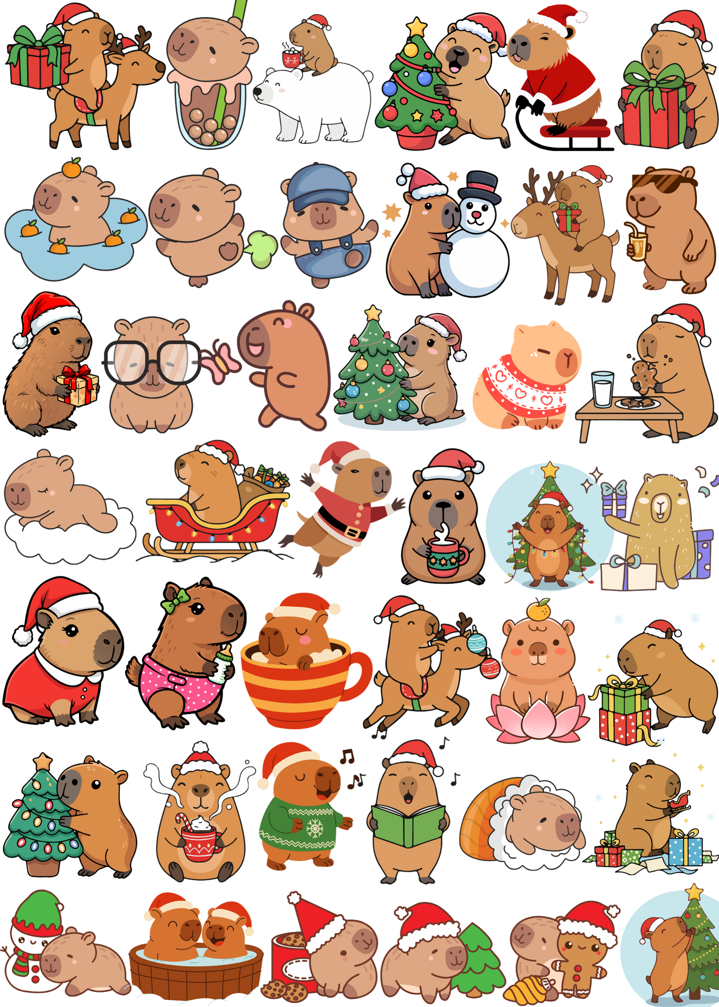 capybara, frog, siberian dog