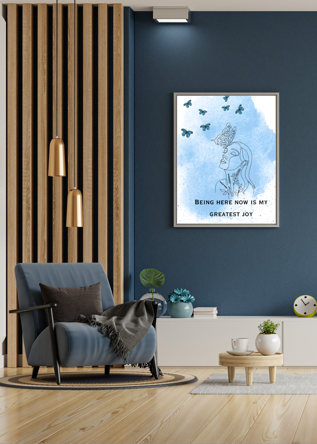 10 Positive Affirmations for Living in the Moment - 5 Sizes Bundle for Home Decor & Print on Demand