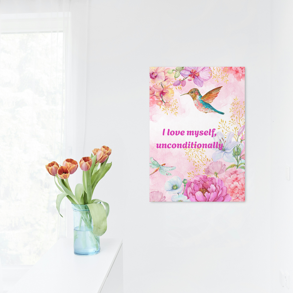14 Affirmations for Self-Love & Boundaries - 2 Sizes Bundle for Home Decor & Print on Demand