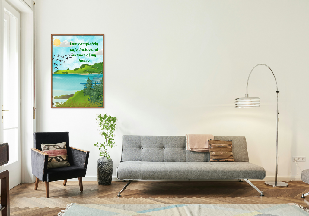 14 Affirmations for Self-Love & Boundaries - 2 Sizes Bundle for Home Decor & Print on Demand