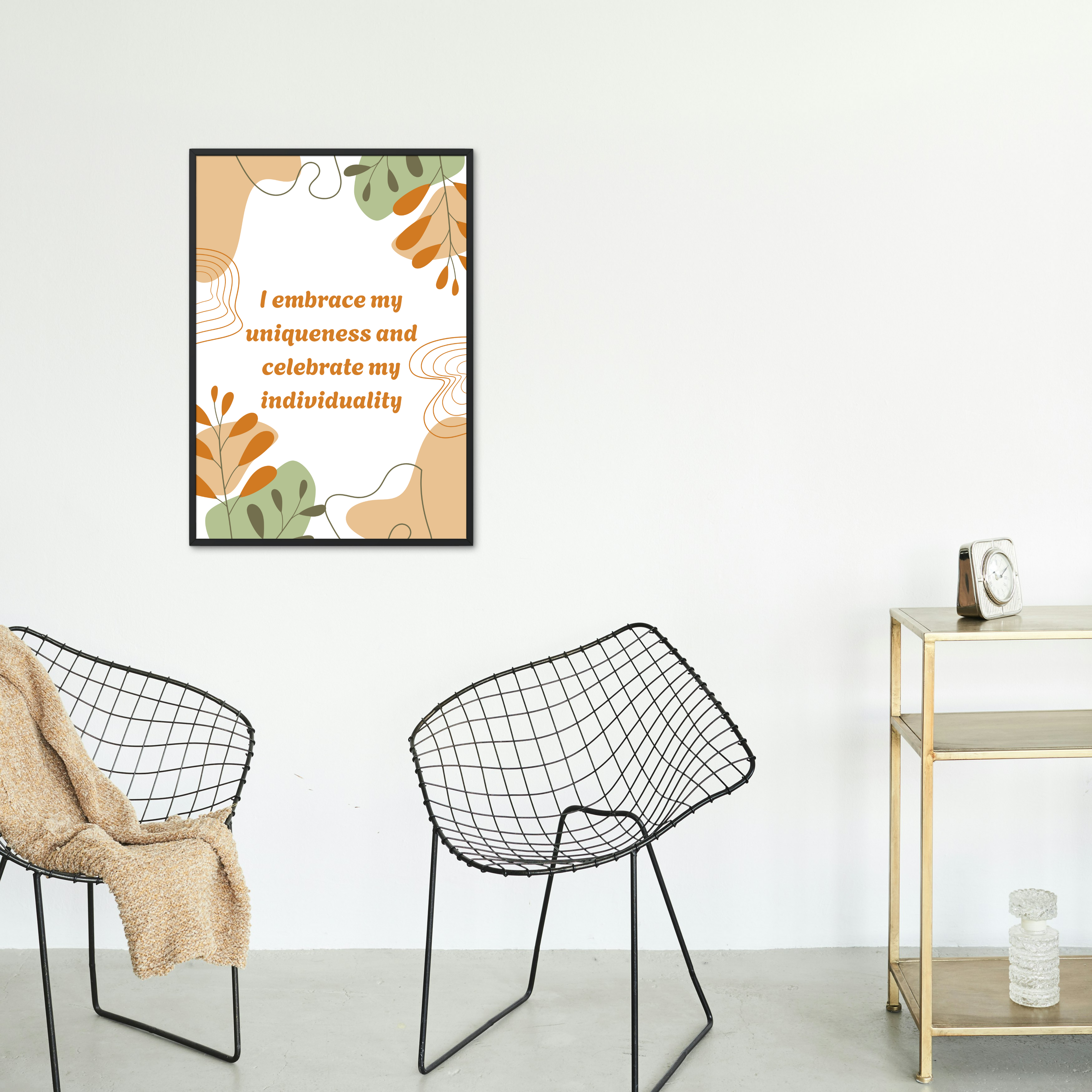 14 Affirmations for Self-Love & Boundaries - 2 Sizes Bundle for Home Decor & Print on Demand