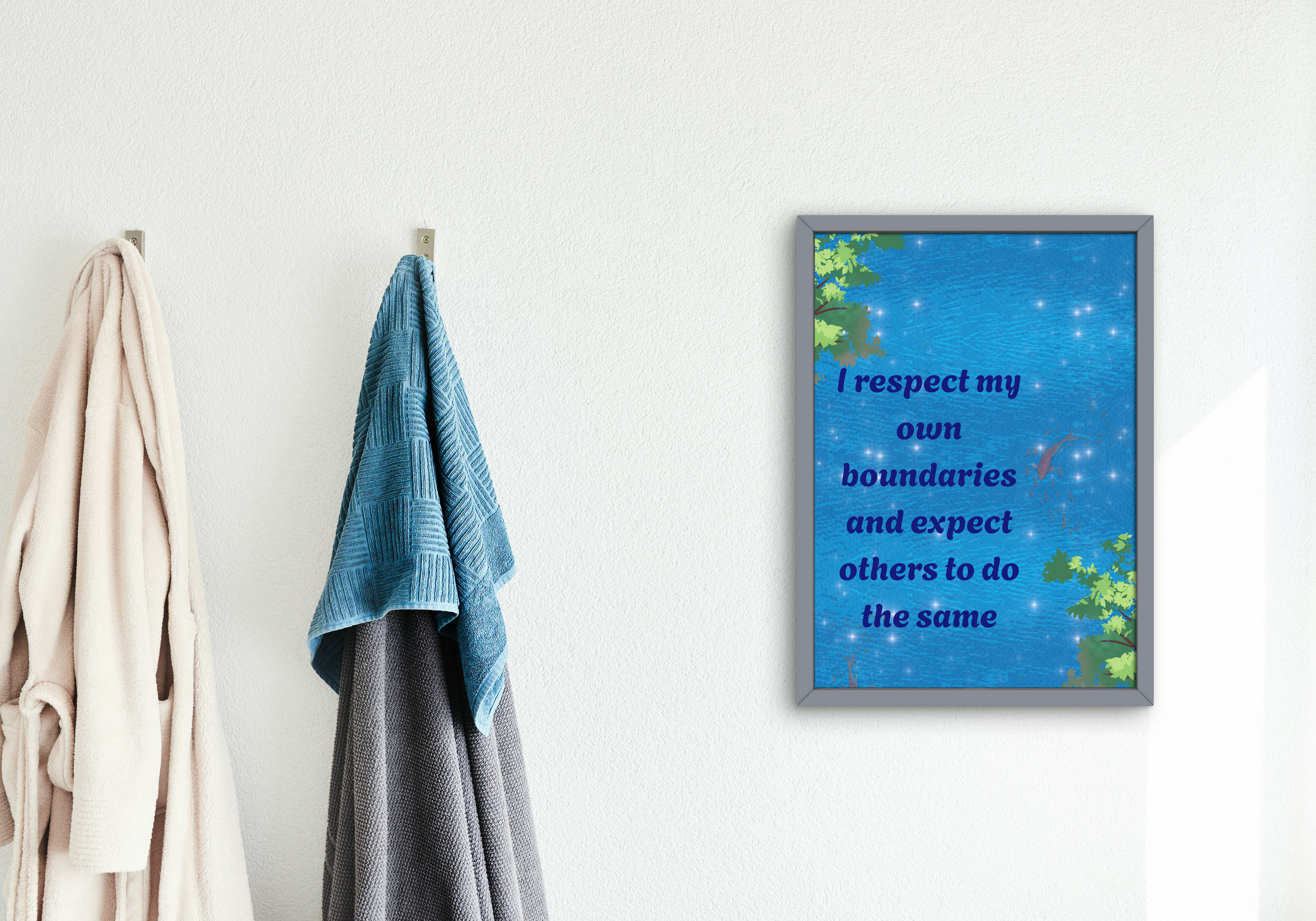 14 Affirmations for Self-Love & Boundaries - 2 Sizes Bundle for Home Decor & Print on Demand