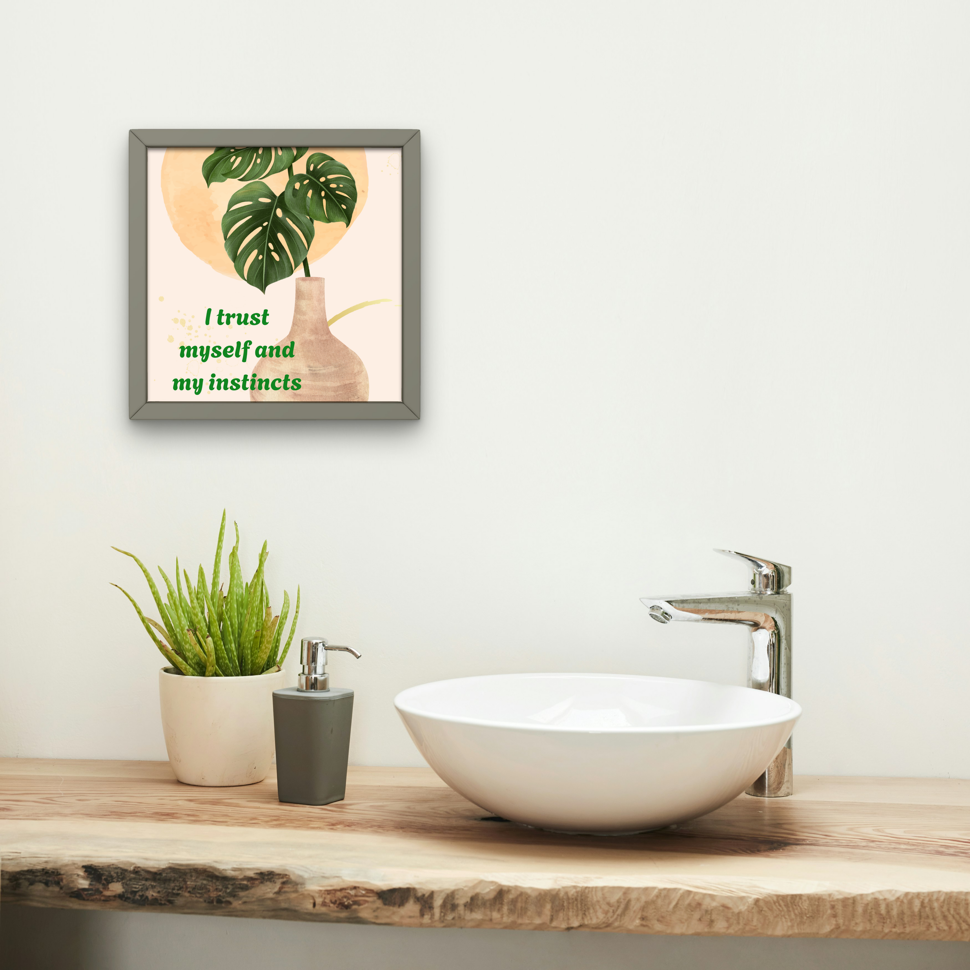 14 Affirmations for Self-Love & Boundaries - 2 Sizes Bundle for Home Decor & Print on Demand