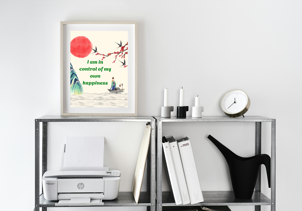 14 Affirmations for Self-Love & Boundaries - 2 Sizes Bundle for Home Decor & Print on Demand