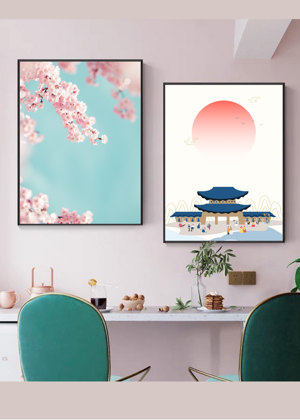 23 Japanese Inspired Wall Art - 24-36 inch - Home Decor, Kids Room & Print on Demand - Instant Download