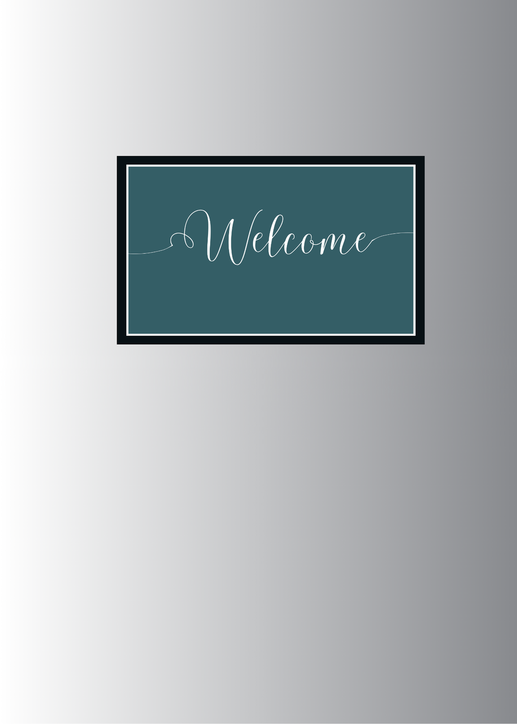 "Welcome" Wall Art - 24 Colors - Entryway & Home Decor - Print on Demand - Instant Download