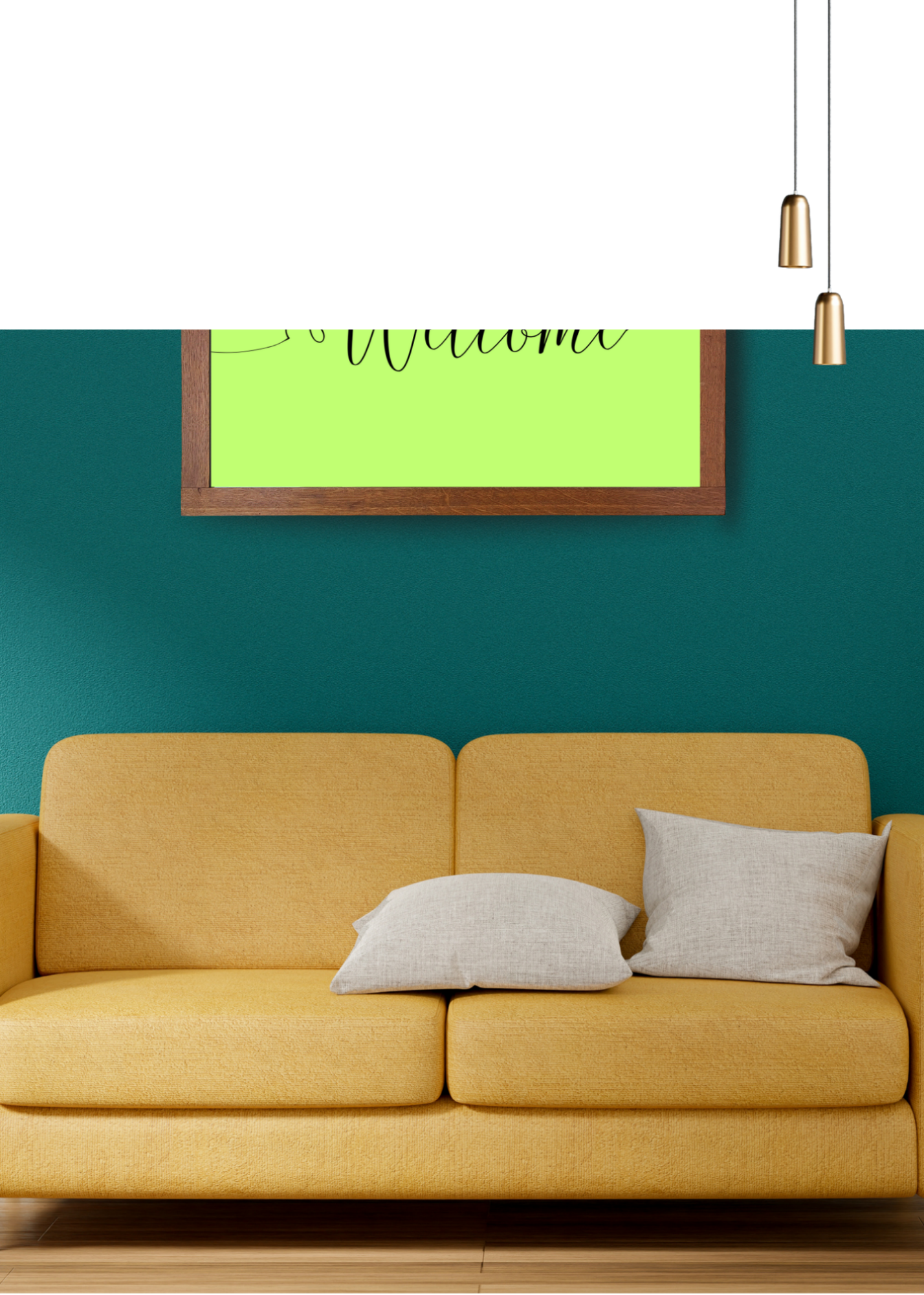 "Welcome" Wall Art - 24 Colors - Entryway & Home Decor - Print on Demand - Instant Download
