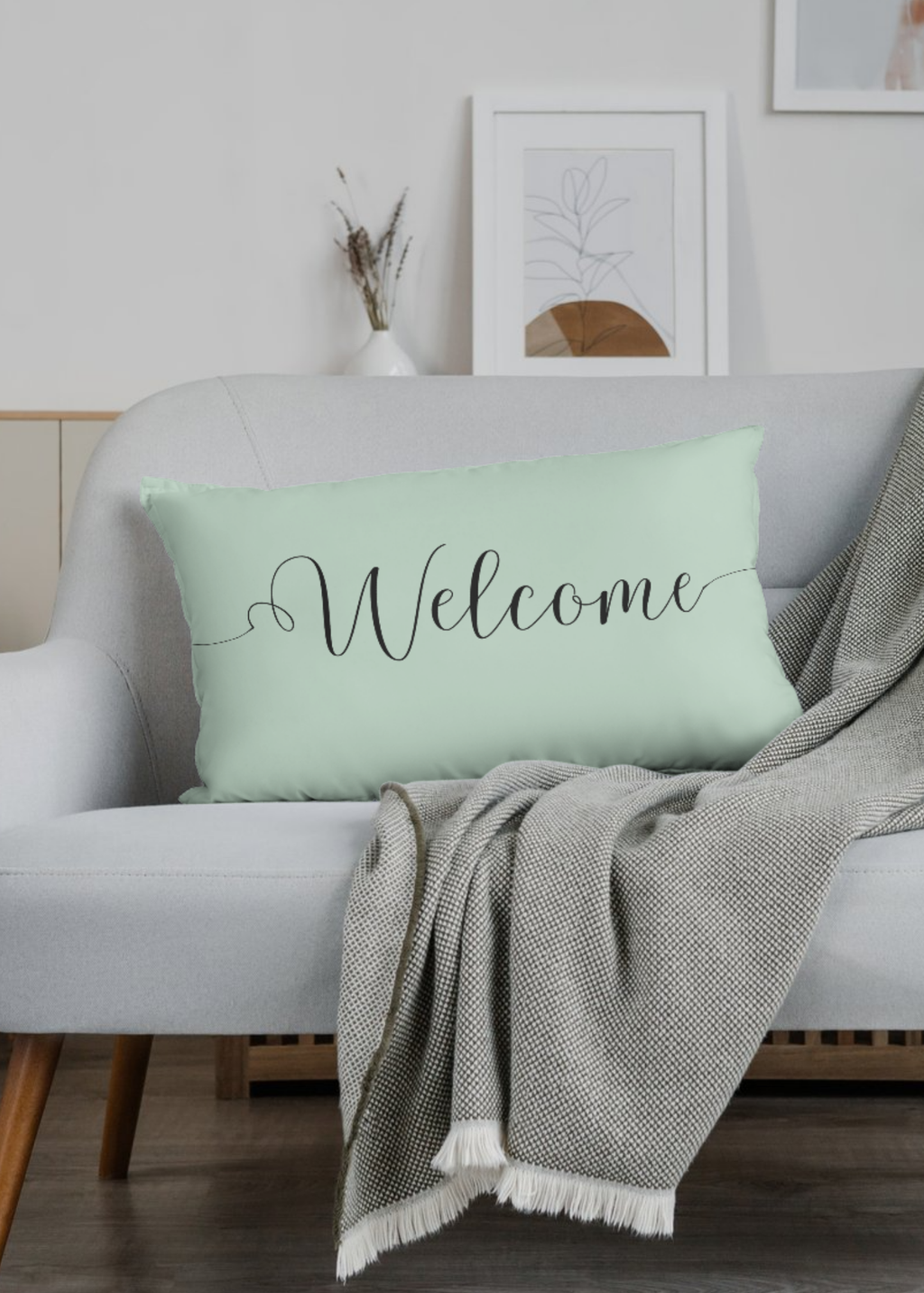 "Welcome" Wall Art - 24 Colors - Entryway & Home Decor - Print on Demand - Instant Download