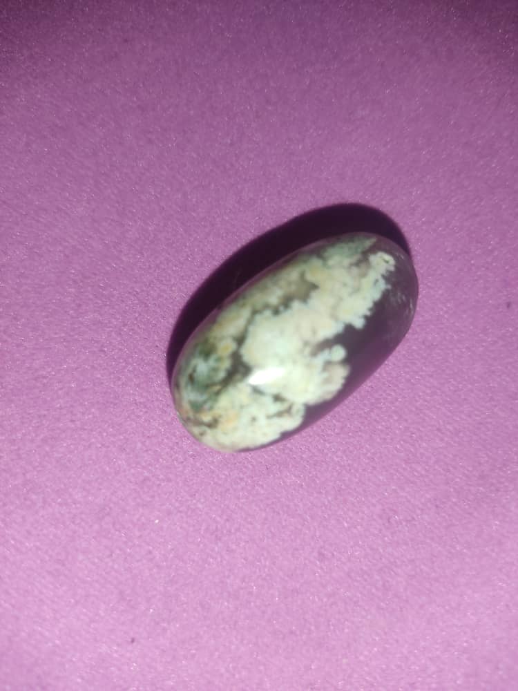 Flower Agate | Cherry Blossom Agate Gemstone | Hand Carved & Polished