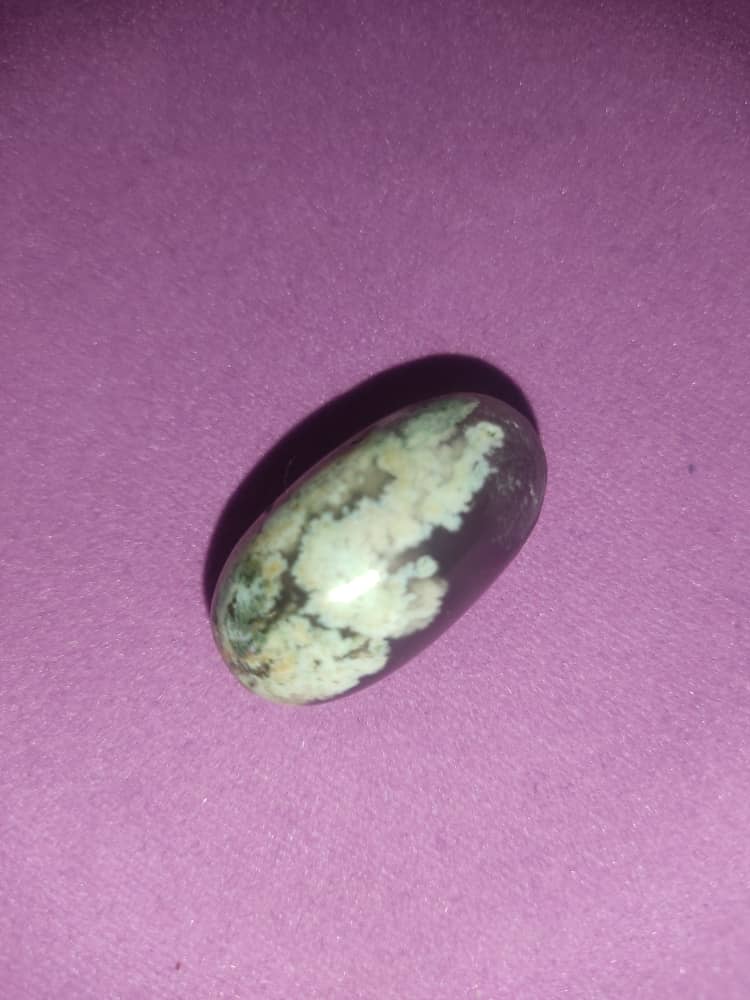 Flower Agate | Cherry Blossom Agate Gemstone | Hand Carved & Polished