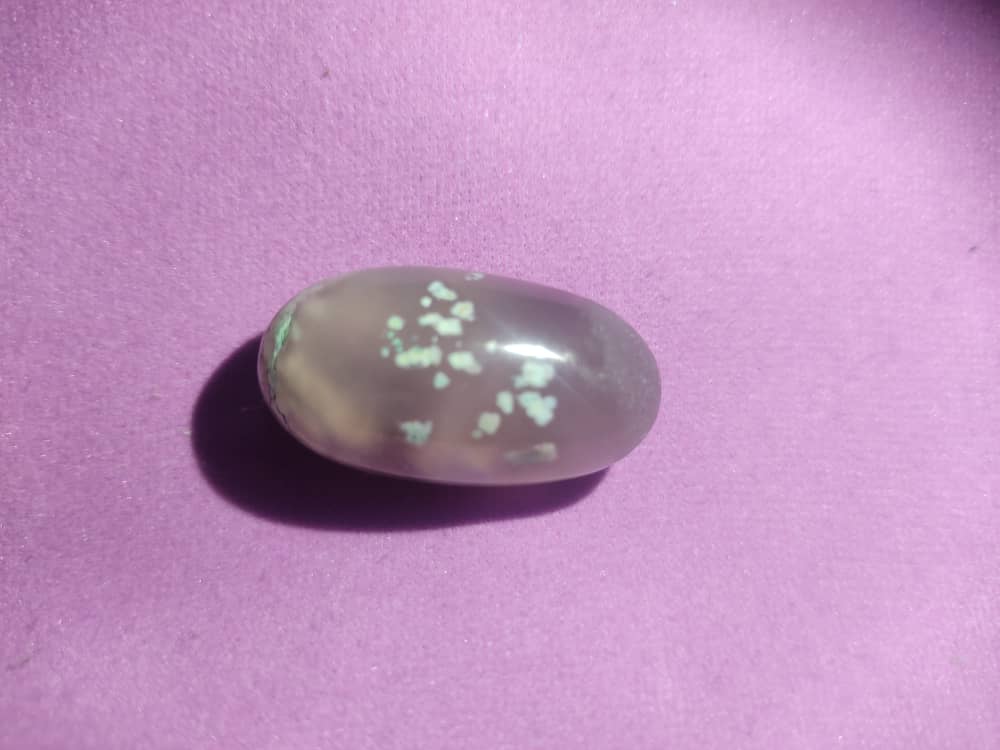 Flower Agate | Cherry Blossom Agate Gemstone | Hand Carved & Polished