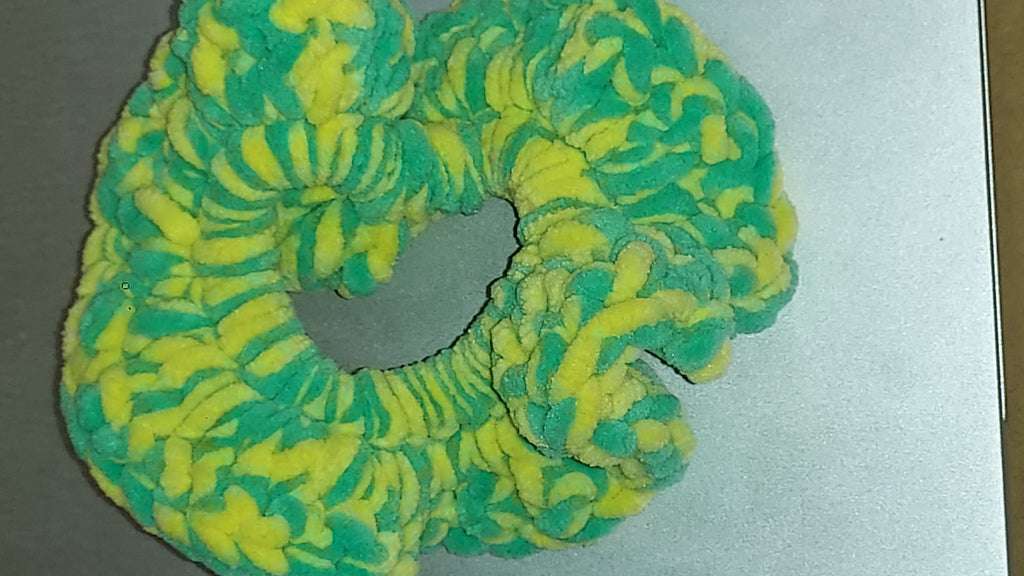 Handmade Crochet Scrunchie | Boho Hair Accessory | Soft & Stretchy
