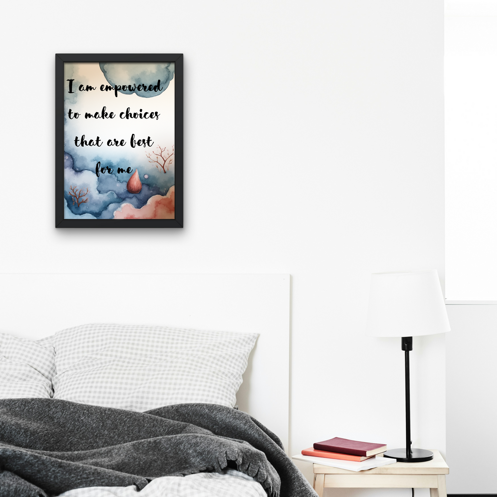 17 Affirmations for Narcissistic Abuse Survivors - 16-20 inch Wall Art for Healing & Print on Demand