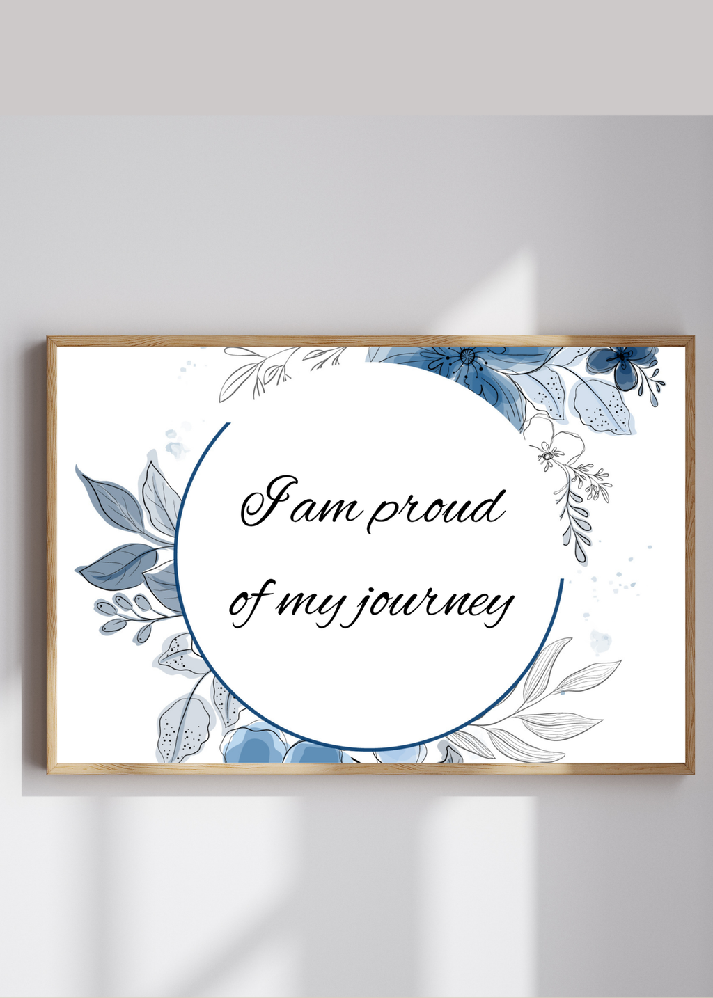ADHD Affirmation Wall Art - 36x24 inch - Mental Health Decor - Instant Download
