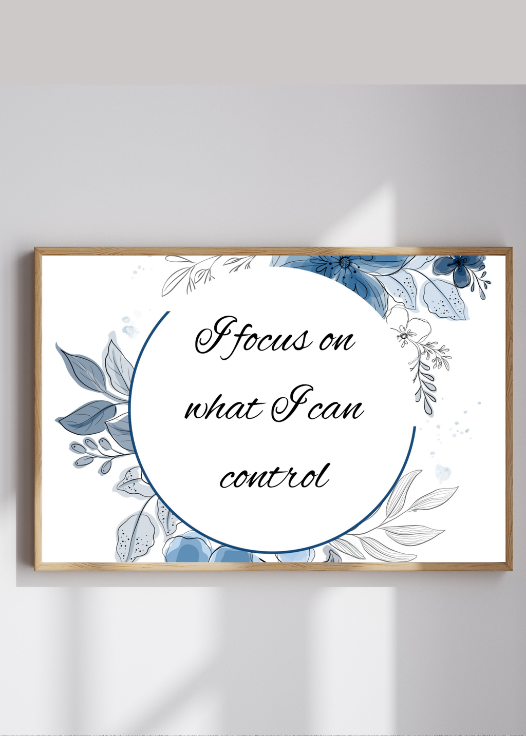 ADHD Affirmation Wall Art - 36x24 inch - Mental Health Decor - Instant Download