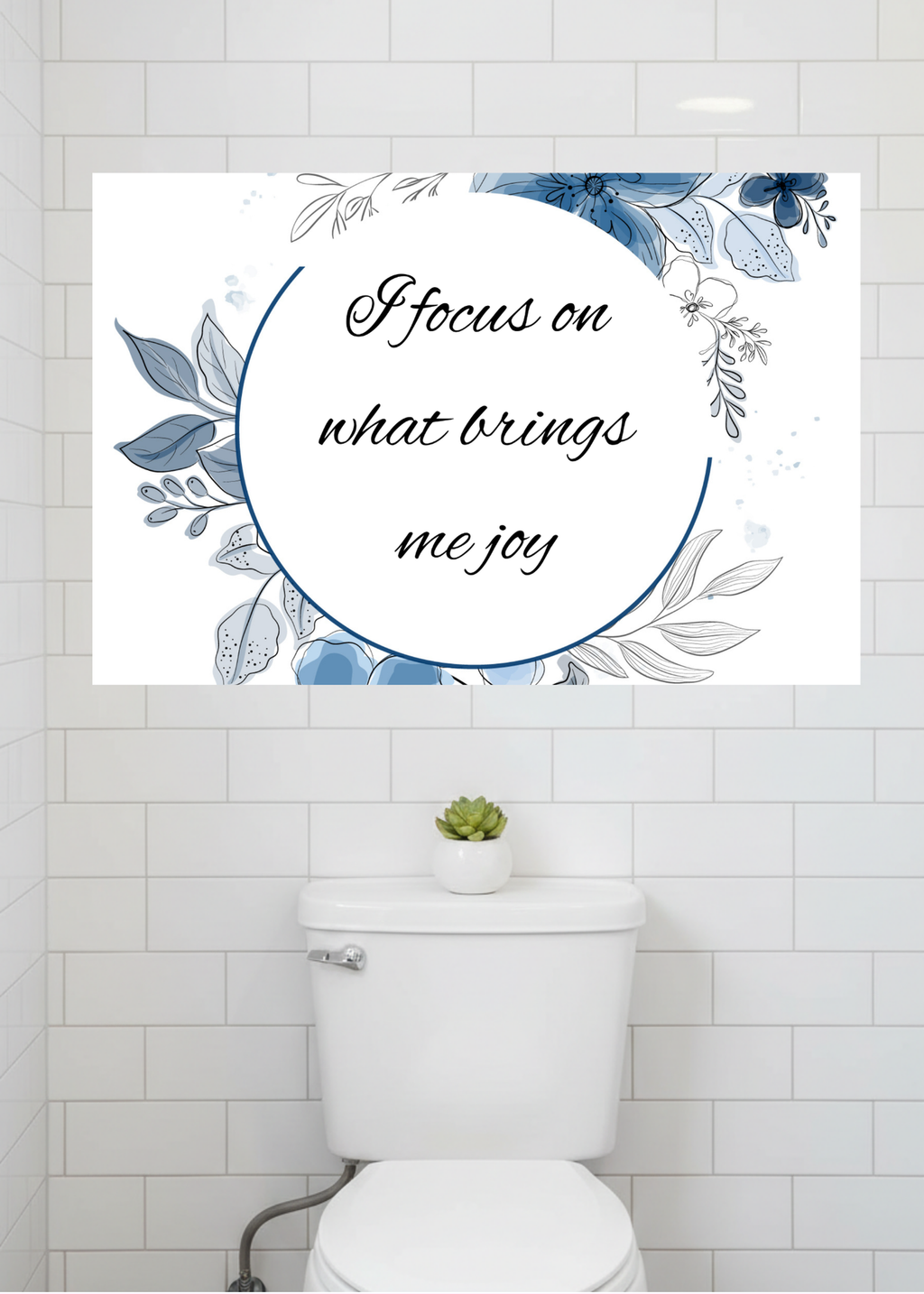 ADHD Affirmation Wall Art - 36x24 inch - Mental Health Decor - Instant Download