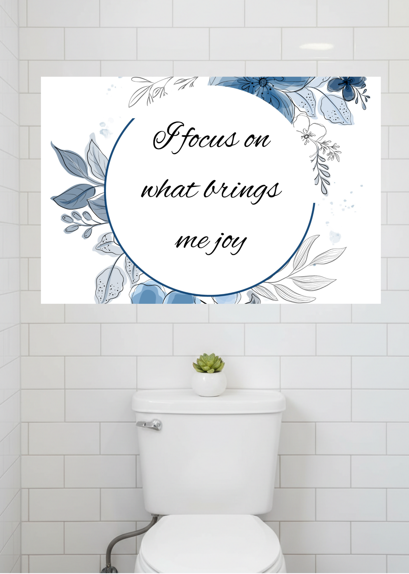 ADHD Affirmation Wall Art - 36x24 inch - Mental Health Decor - Instant Download