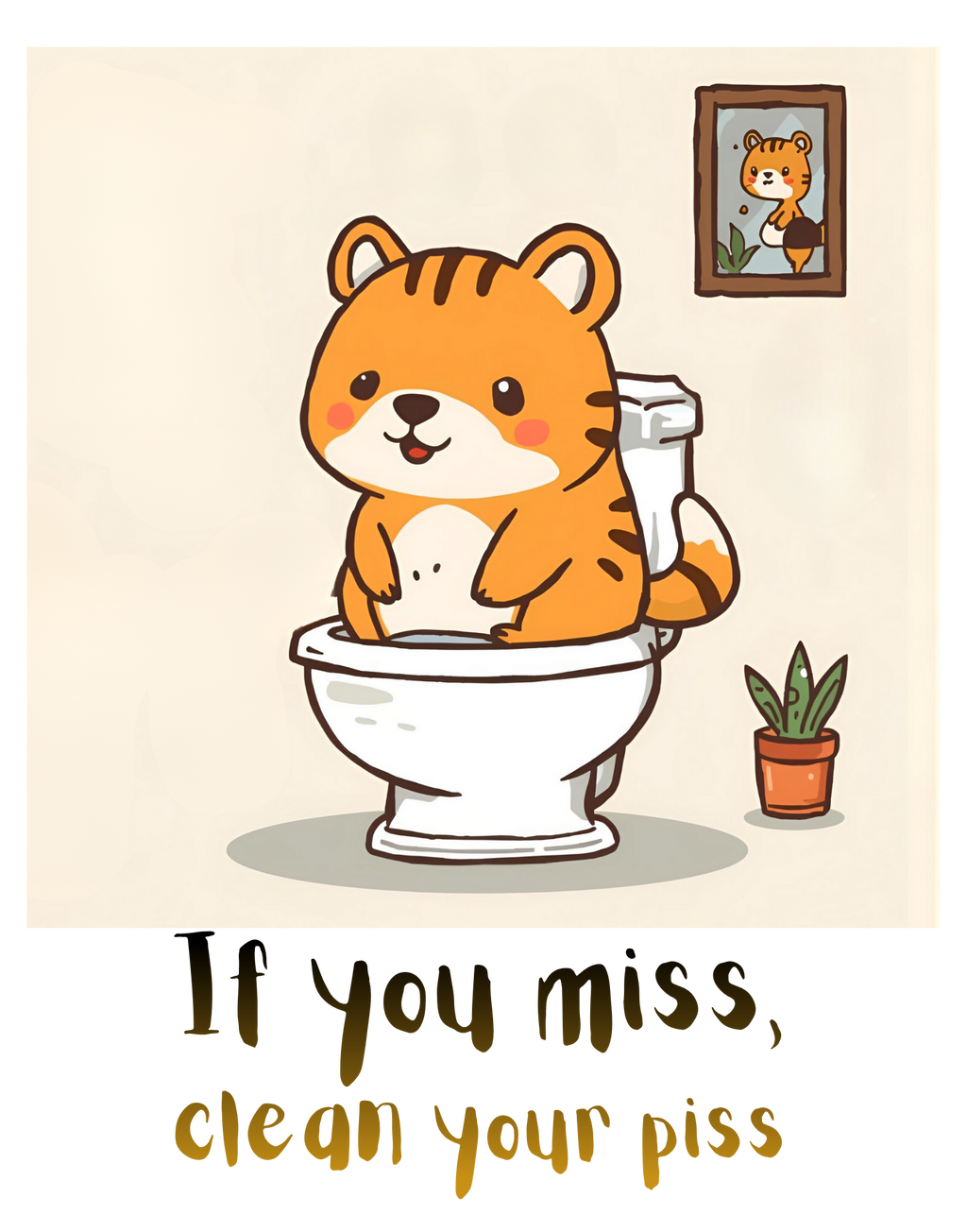 3 Funny Bathroom Wall Art - Frog, Bunny & Bear Toilet Humor for Kids & Print on Demand