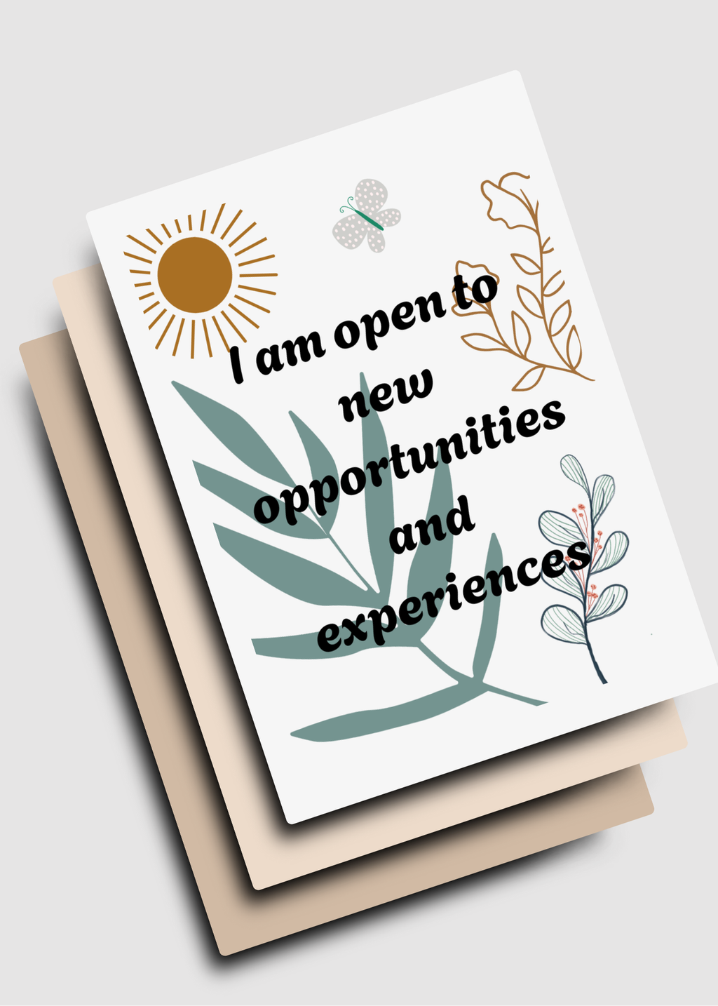 10 Boho Affirmation Cards - Print on Demand & Digital Download