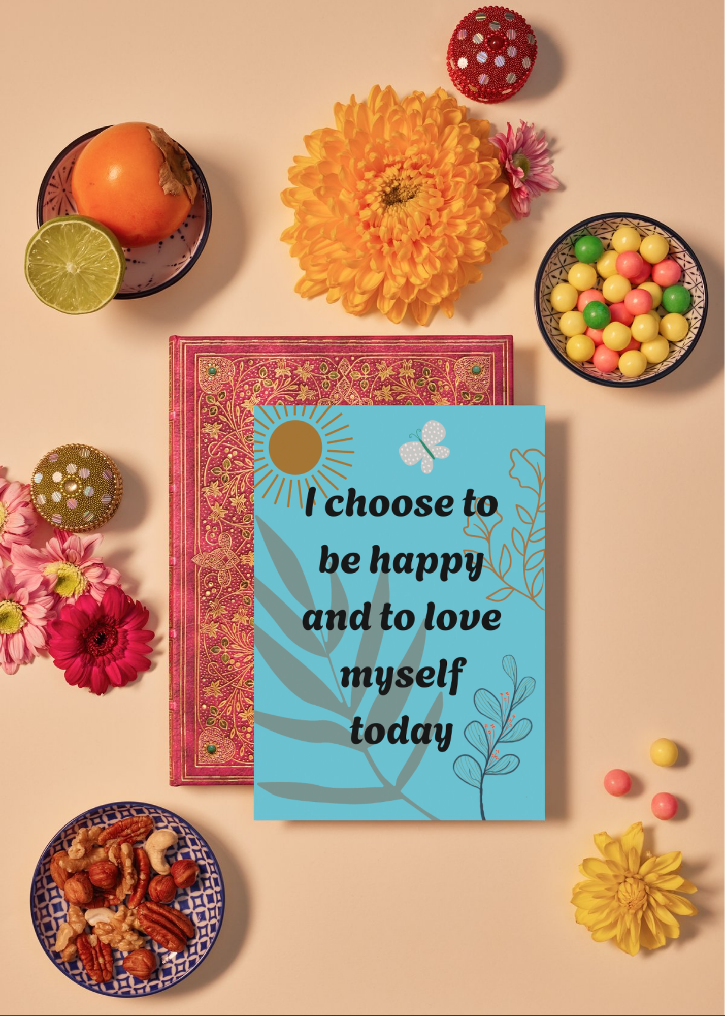 10 Boho Affirmation Cards - Print on Demand & Digital Download