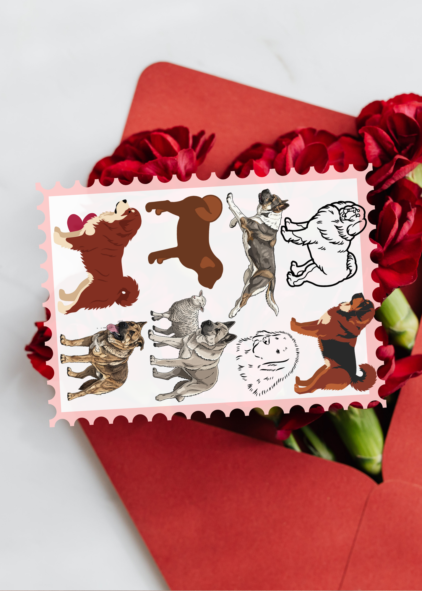 3 Cute Animal Cartoons Bundle - Capybara, Frog & Siberian Dog for Kids' Room & Print on Demand