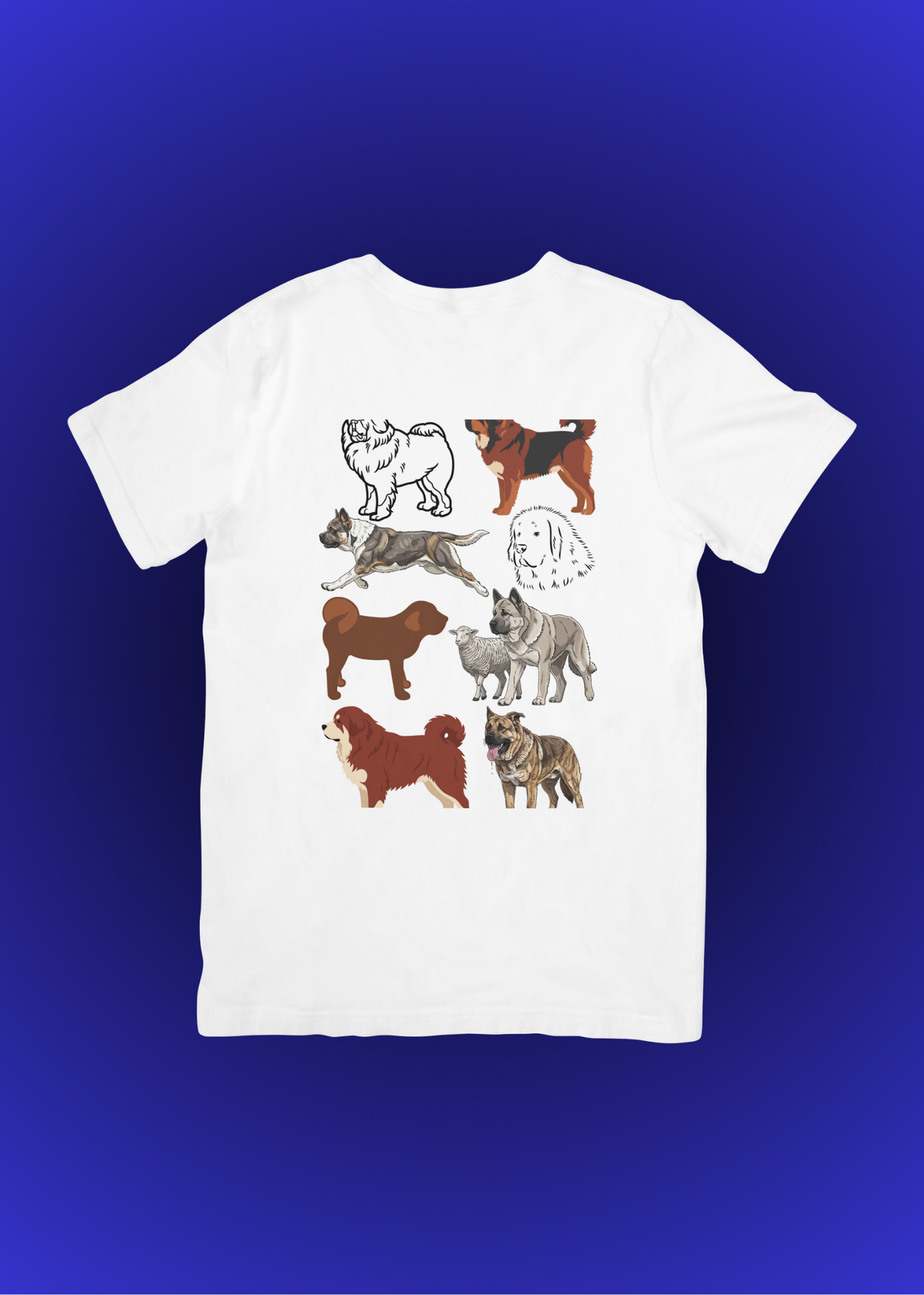 3 Cute Animal Cartoons Bundle - Capybara, Frog & Siberian Dog for Kids' Room & Print on Demand