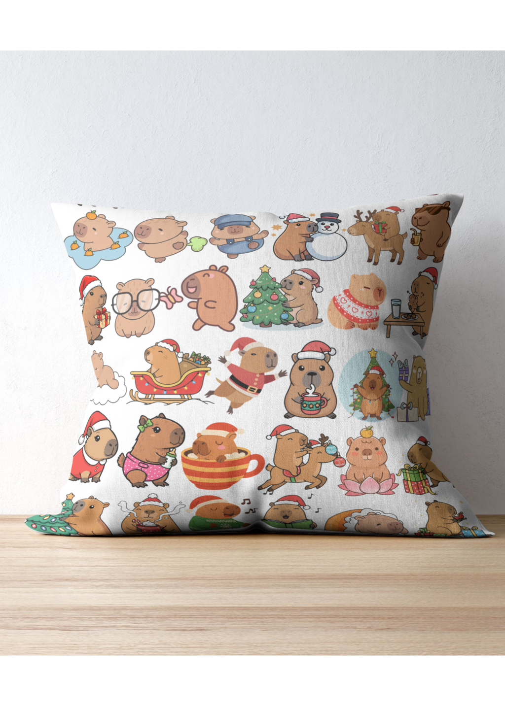 3 Cute Animal Cartoons Bundle - Capybara, Frog & Siberian Dog for Kids' Room & Print on Demand