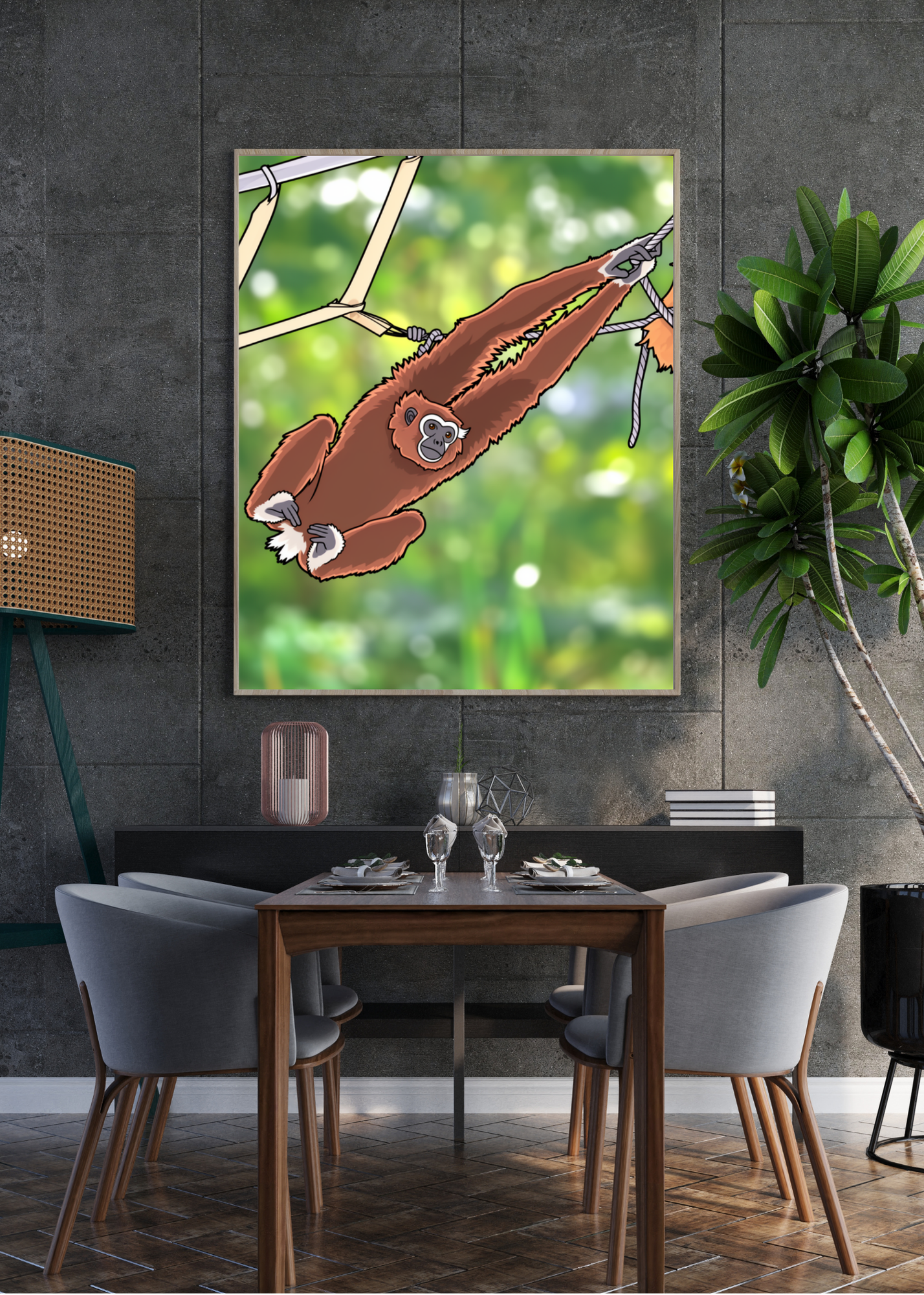 15 Animals Wall Art Bundle - Cartoon & Real Portraits - Instant Download