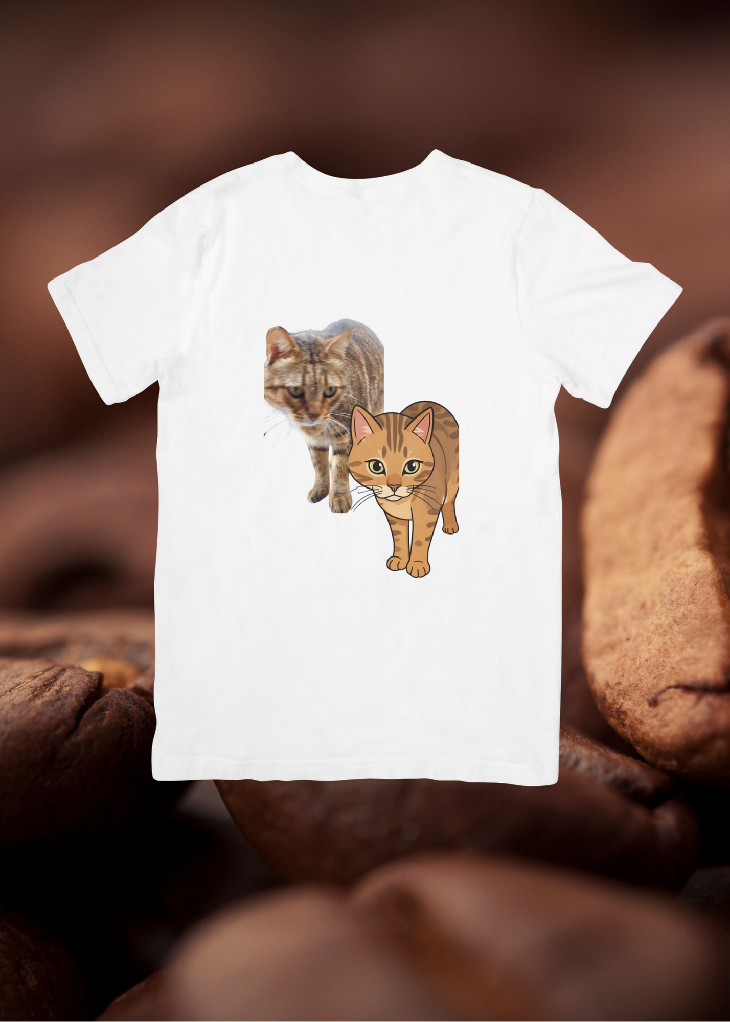 Cat Portrait Original & Cartoon Bundle - Digital Wall Art