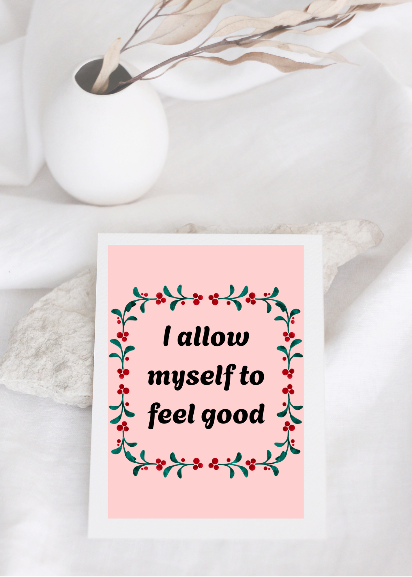 13 Christmas Positive Affirmation Cards - Digital Download for Holiday Gifts & Print on Demand