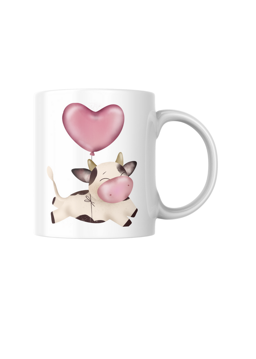 11 Cute Cow Pictures Bundle - With & Without Background - 5 Sizes for Kid's Room, Nursery & Print on Demand