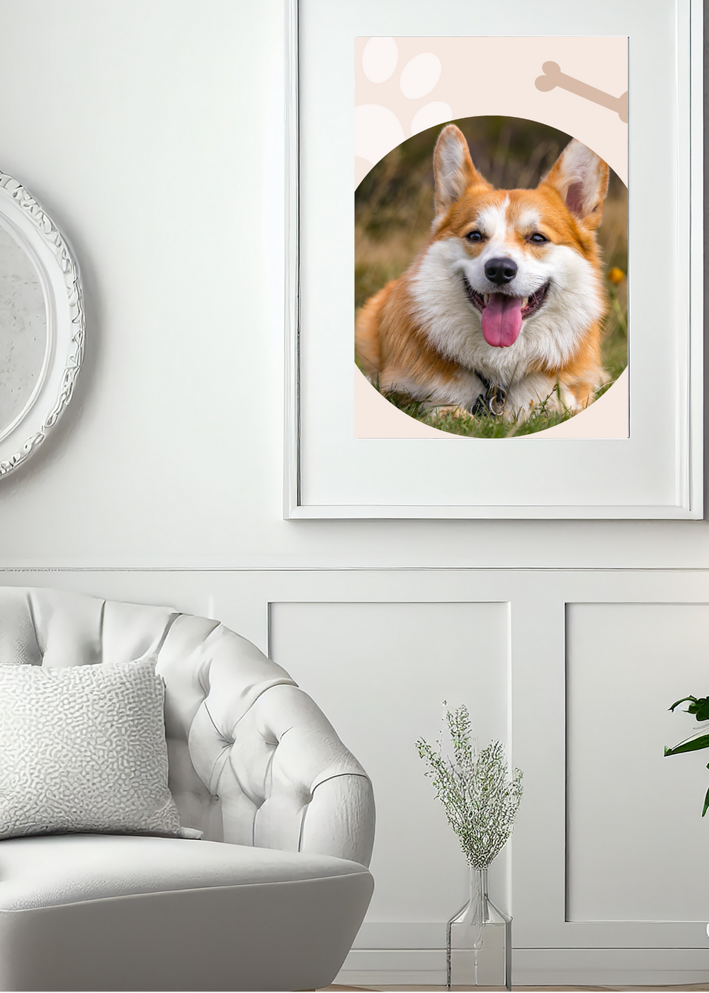 19 Cute Dogs Portraits Wall Art - 2 Sizes - Kids Room & Nursery Decor - Print on Demand - Instant Download