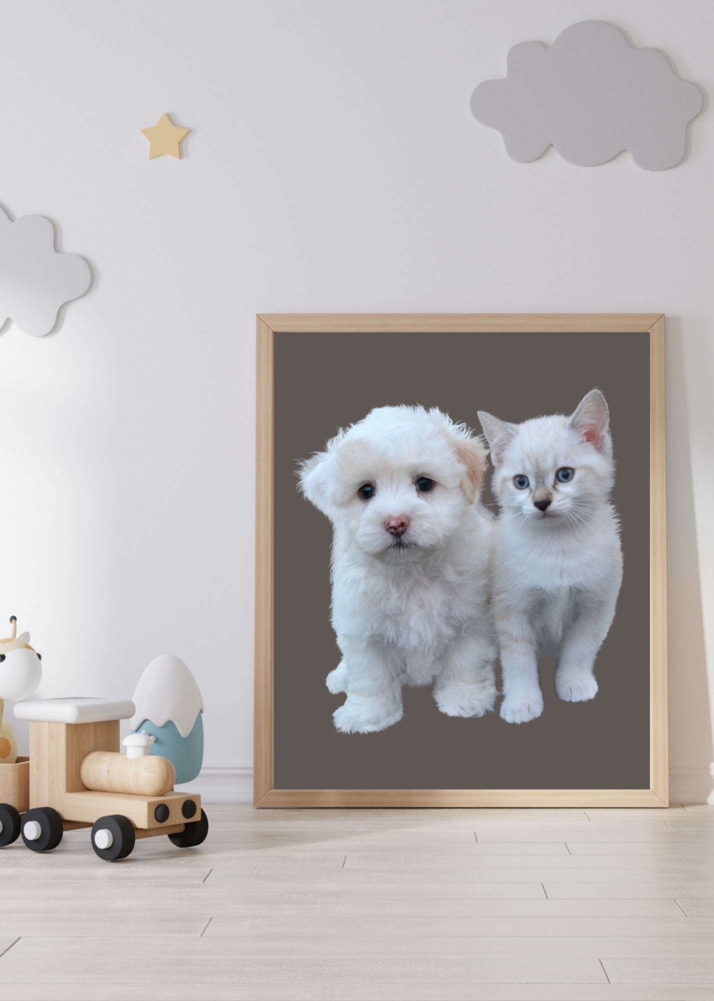 19 Cute Dogs Portraits Wall Art - 2 Sizes - Kids Room & Nursery Decor - Print on Demand - Instant Download