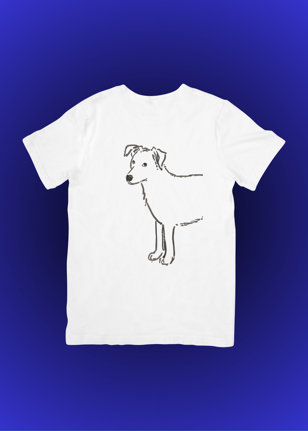 Dog in Half Wall Art - Modern Pet Decor - Home & Kids Room - Print on Demand - Instant Download