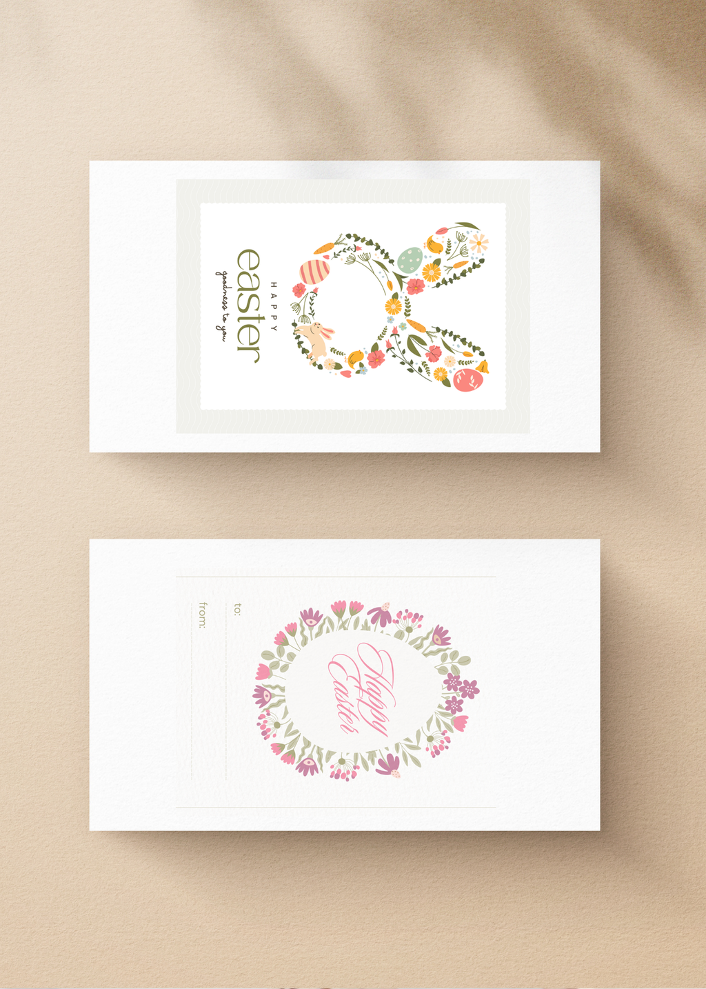 20 Easter Cards - 5x7 inch - Easter Celebrations & Print on Demand - Instant Download