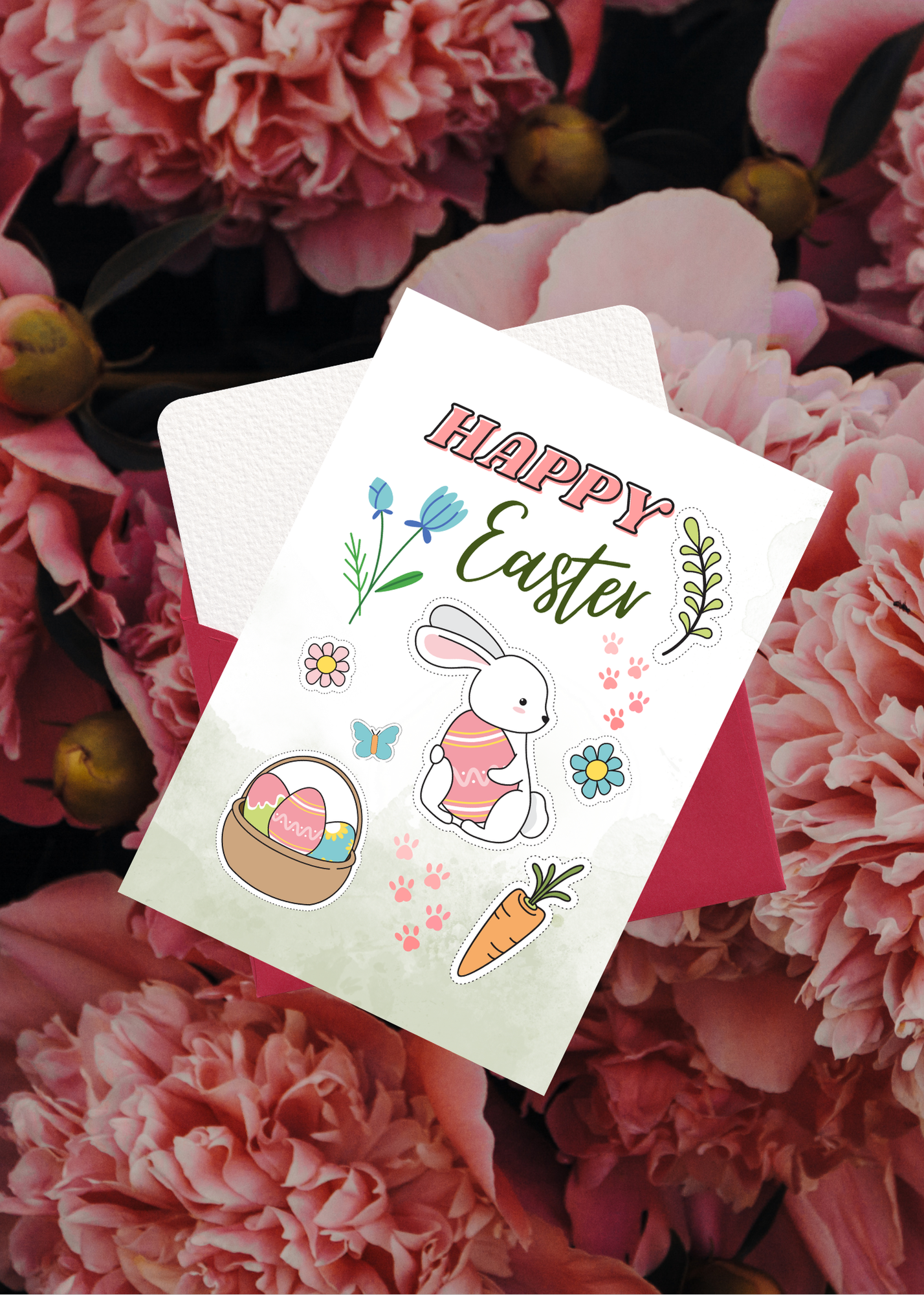 20 Easter Cards - 5x7 inch - Easter Celebrations & Print on Demand - Instant Download